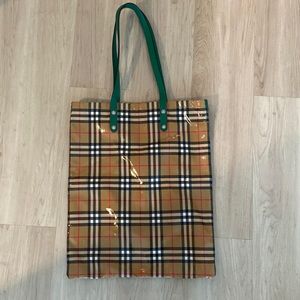 Burberry nova check shopper tote